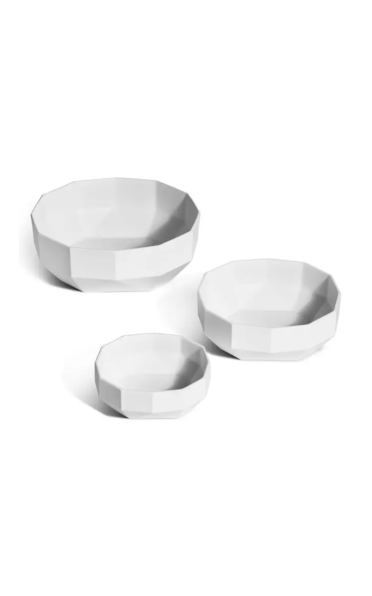 Tiffany & Co. Exclusive Facet Medium Bone China Bowl | Thumbnail 3 Tiffany & Co. Exclusive Facet Medium Bone China Bowl | Thumbnail 3