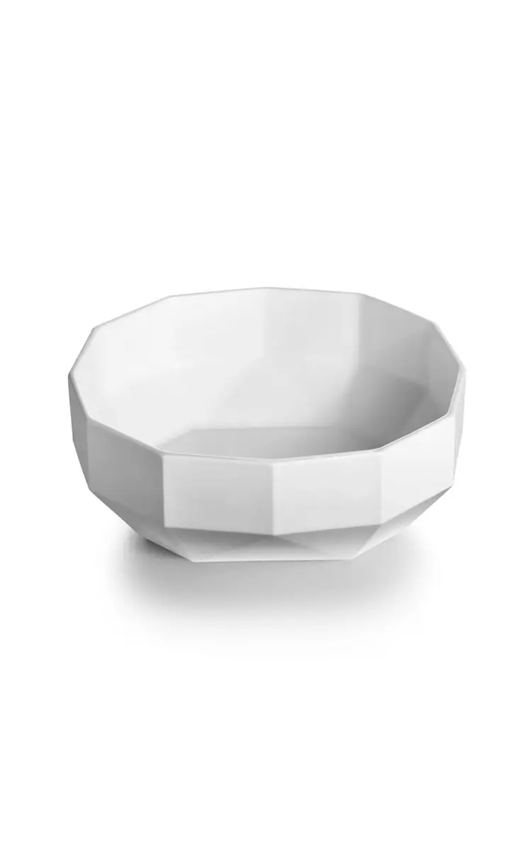 Tiffany & Co. Exclusive Facet Medium Bone China Bowl | Thumbnail 4 Tiffany & Co. Exclusive Facet Medium Bone China Bowl | Thumbnail 4