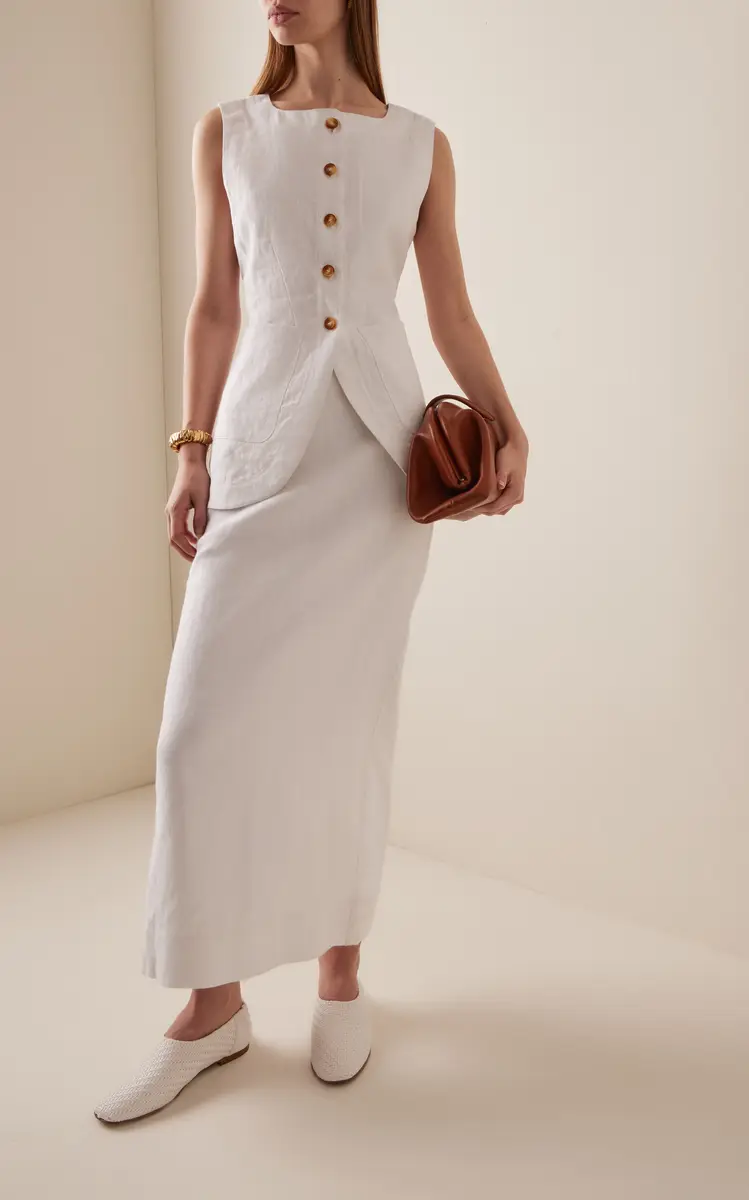 Posse Exclusive Emma Linen Vest | Thumbnail 3 Posse Exclusive Emma Linen Vest | Thumbnail 3