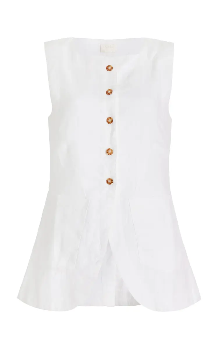 Posse Exclusive Emma Linen Vest | Thumbnail 7 Posse Exclusive Emma Linen Vest | Thumbnail 7
