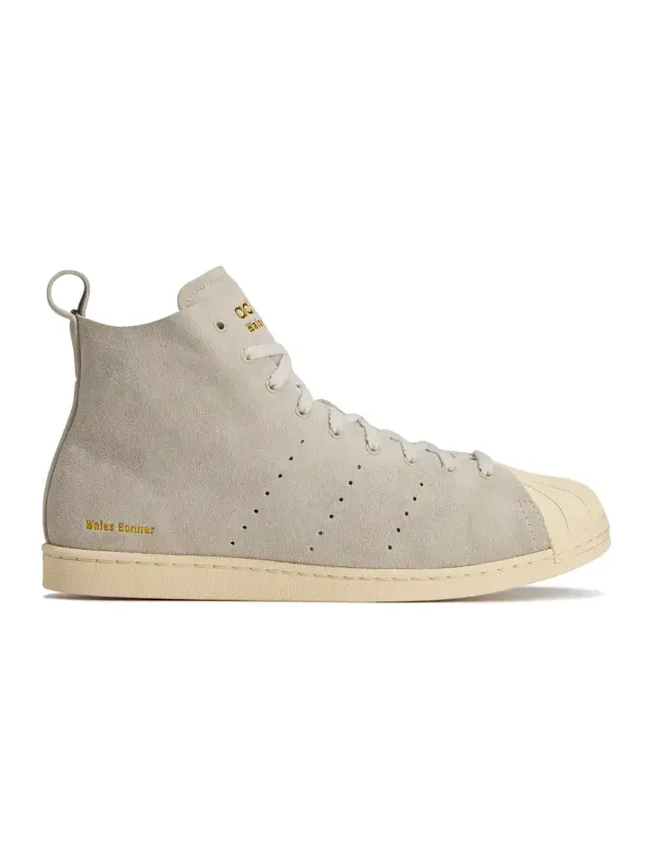 Adidas x Wales Bonner WB Superstar Hi Suede Sneakers