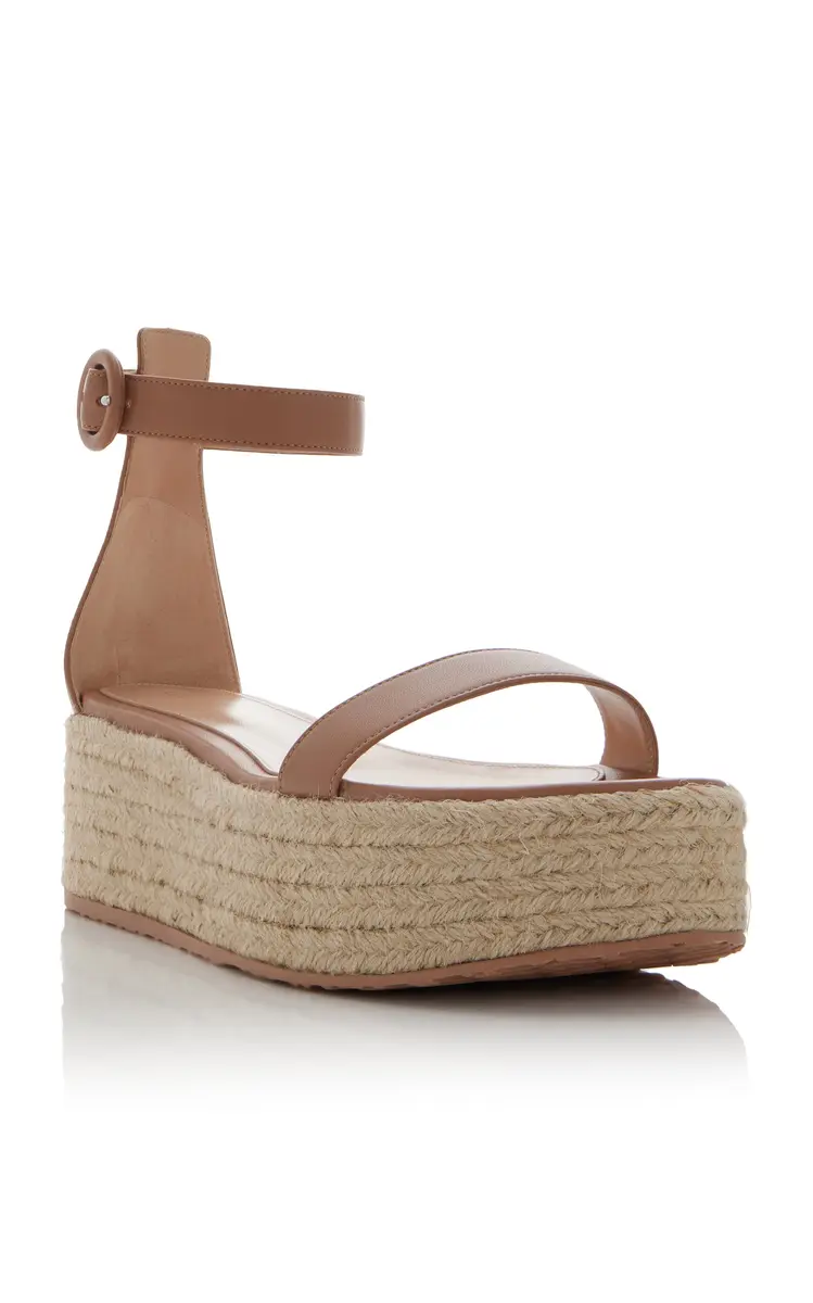 Gianvito Rossi Leather Platform Sandals | Thumbnail 4 Gianvito Rossi Leather Platform Sandals | Thumbnail 4