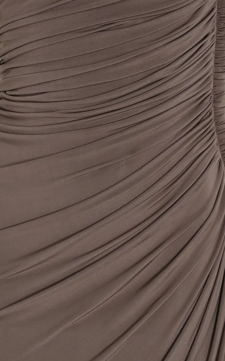ALAÏA Asym Asymmetric Stretch-Jersey Midi Dress | Thumbnail 16