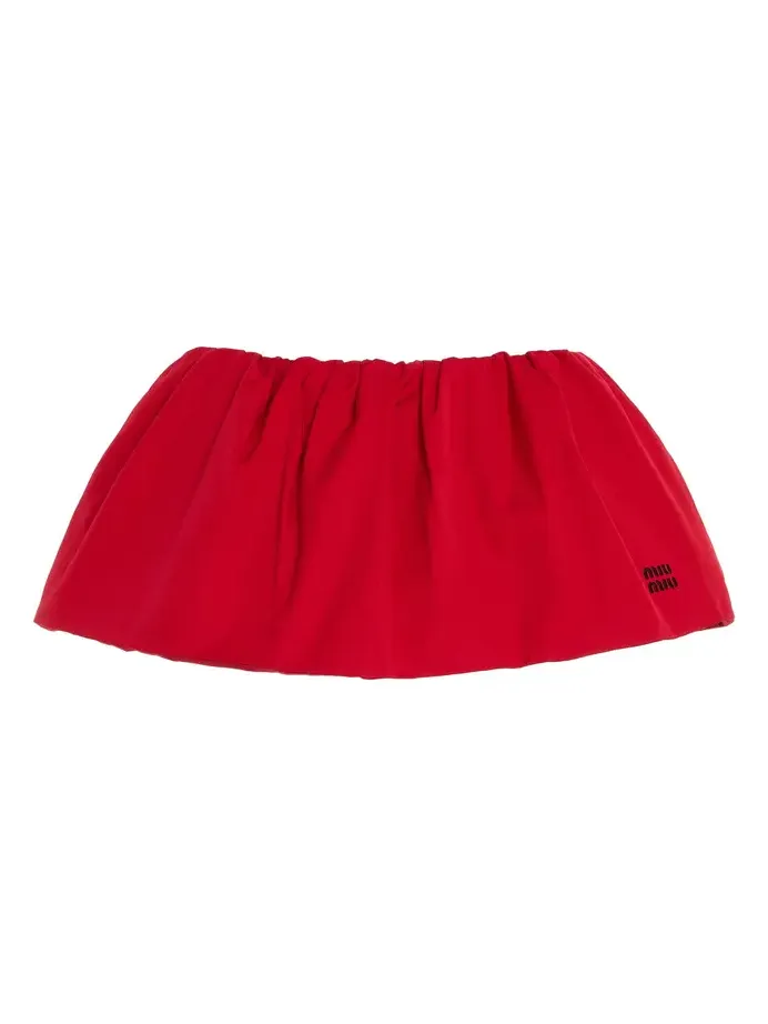 Cotton Mini Skirt