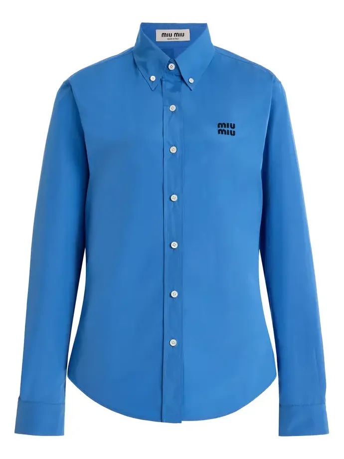 Button-Detailed Cotton-Poplin Shirt Button-Detailed Cotton-Poplin Shirt
