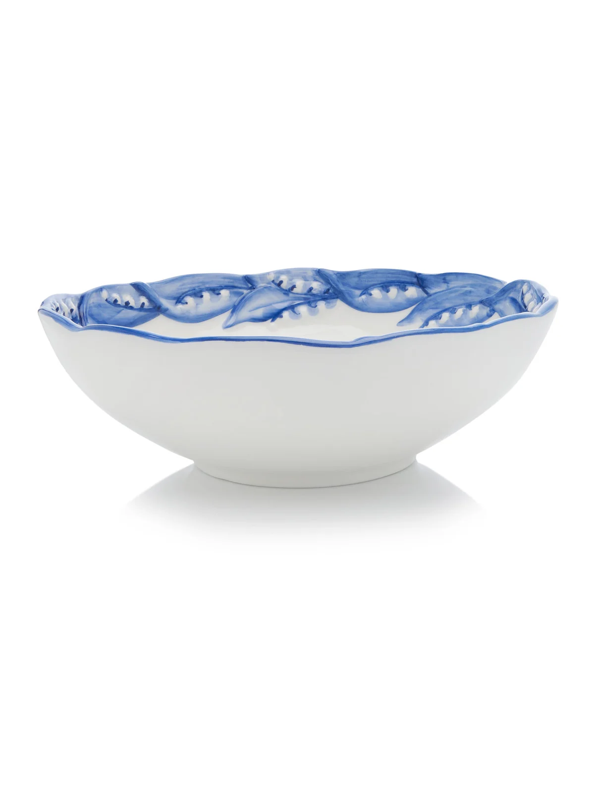 Moda Domus Lily Of The Valley Ceramic Serving Bowl