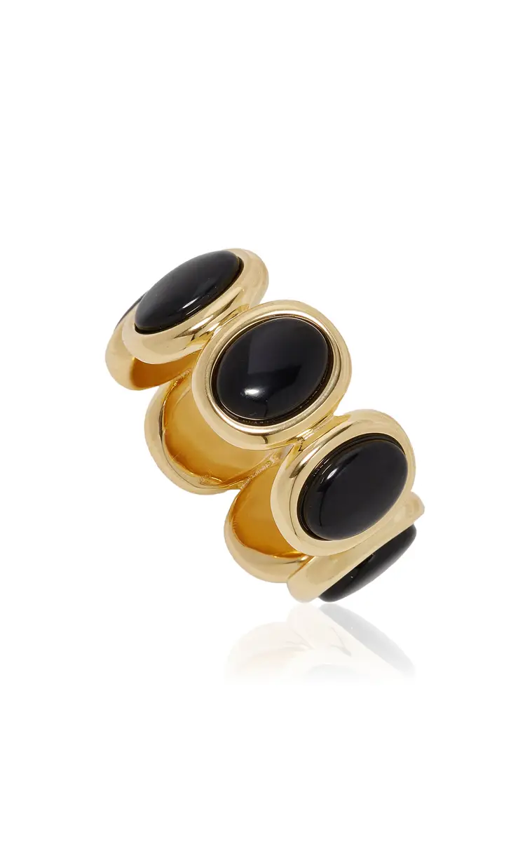 LIÉ STUDIO Exclusive Leonora Gold Vermeil Onyx Ring | Thumbnail 3 LIÉ STUDIO Exclusive Leonora Gold Vermeil Onyx Ring | Thumbnail 3