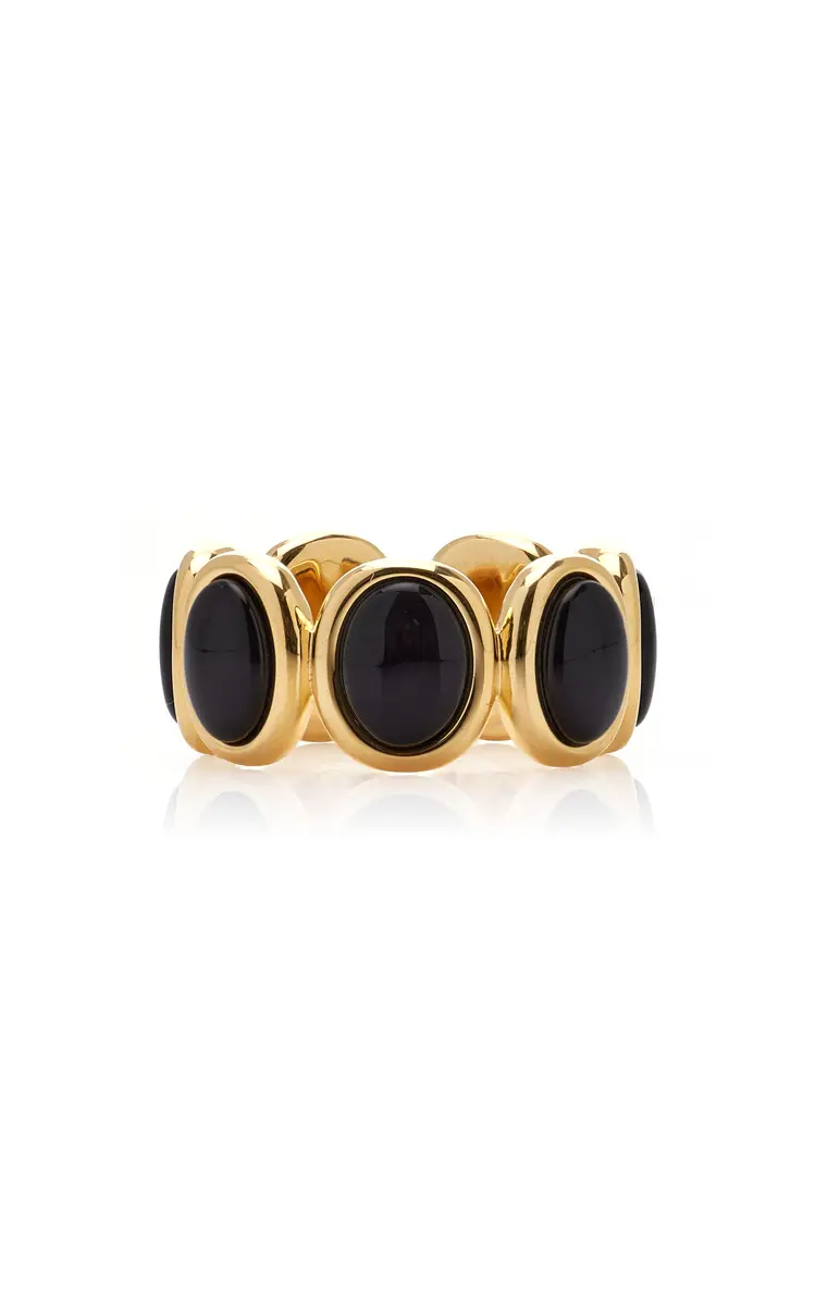 LIÉ STUDIO Exclusive Leonora Gold Vermeil Onyx Ring | Thumbnail 4 LIÉ STUDIO Exclusive Leonora Gold Vermeil Onyx Ring | Thumbnail 4