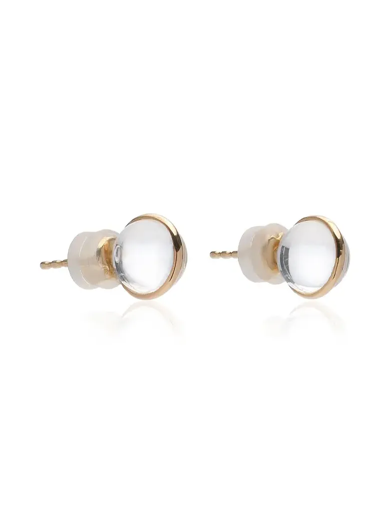 Glory 14K Yellow Gold Quartz Earrings