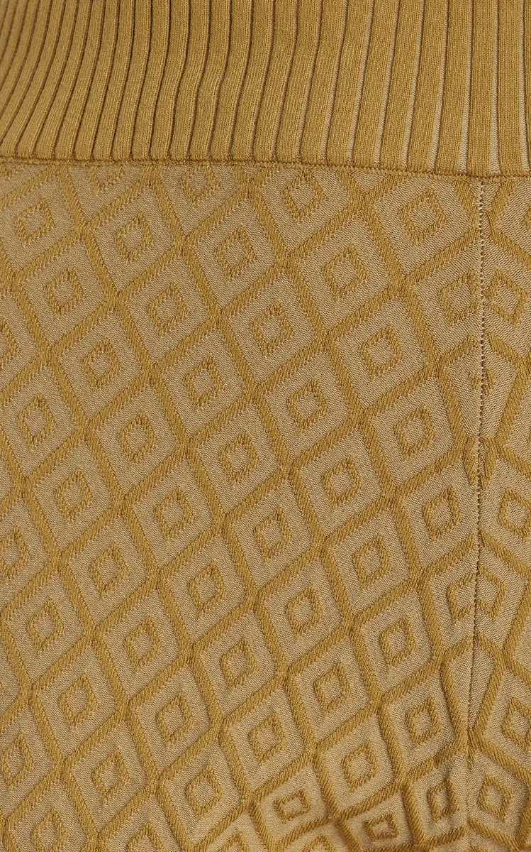 High Sport Kickit Flared Diamond-Jacquard Knit Pants | Thumbnail 5 High Sport Kickit Flared Diamond-Jacquard Knit Pants | Thumbnail 5