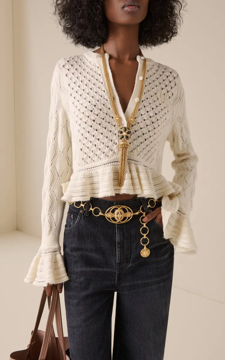 Chloé Amulet Gold-Tone Chain Belt | Thumbnail 3
