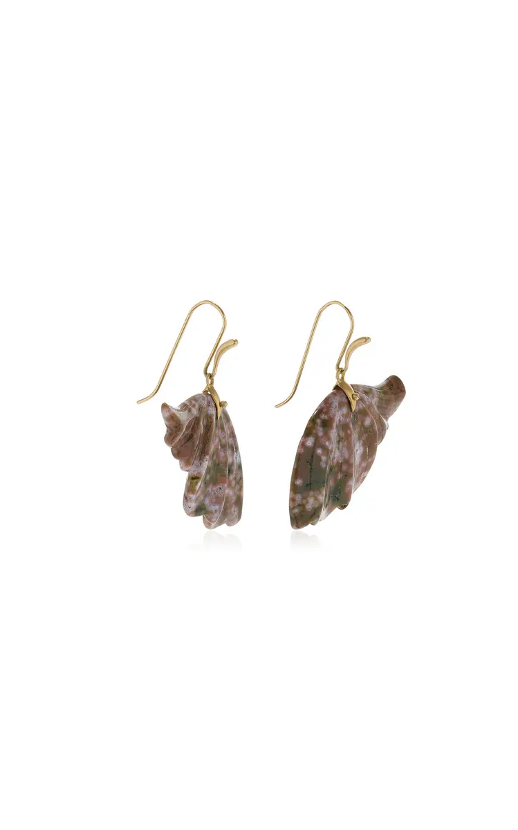 Annette Ferdinandsen Enchanted Fairy Wing 18K Yellow Gold; Jasper Earrings | Thumbnail 3 Annette Ferdinandsen Enchanted Fairy Wing 18K Yellow Gold; Jasper Earrings | Thumbnail 3