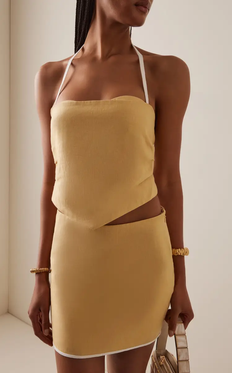 SIR. Carlotta Linen Scarf Camisole Top | Thumbnail 2
