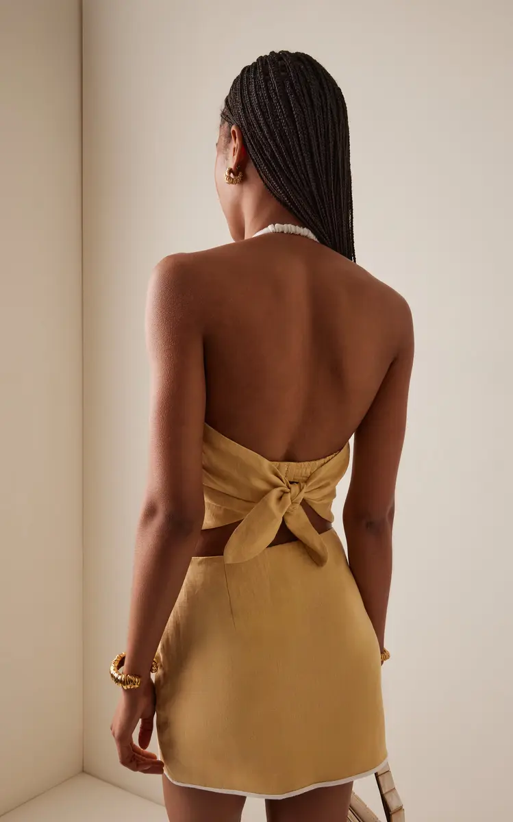 SIR. Carlotta Linen Scarf Camisole Top | Thumbnail 4