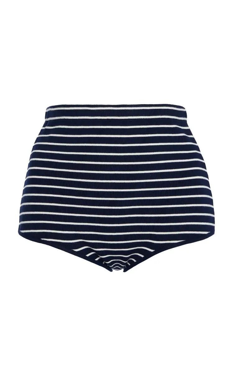 The Frankie Shop Exclusive Riviera Alissa Striped Knit Briefs | Thumbnail 6 The Frankie Shop Exclusive Riviera Alissa Striped Knit Briefs | Thumbnail 6