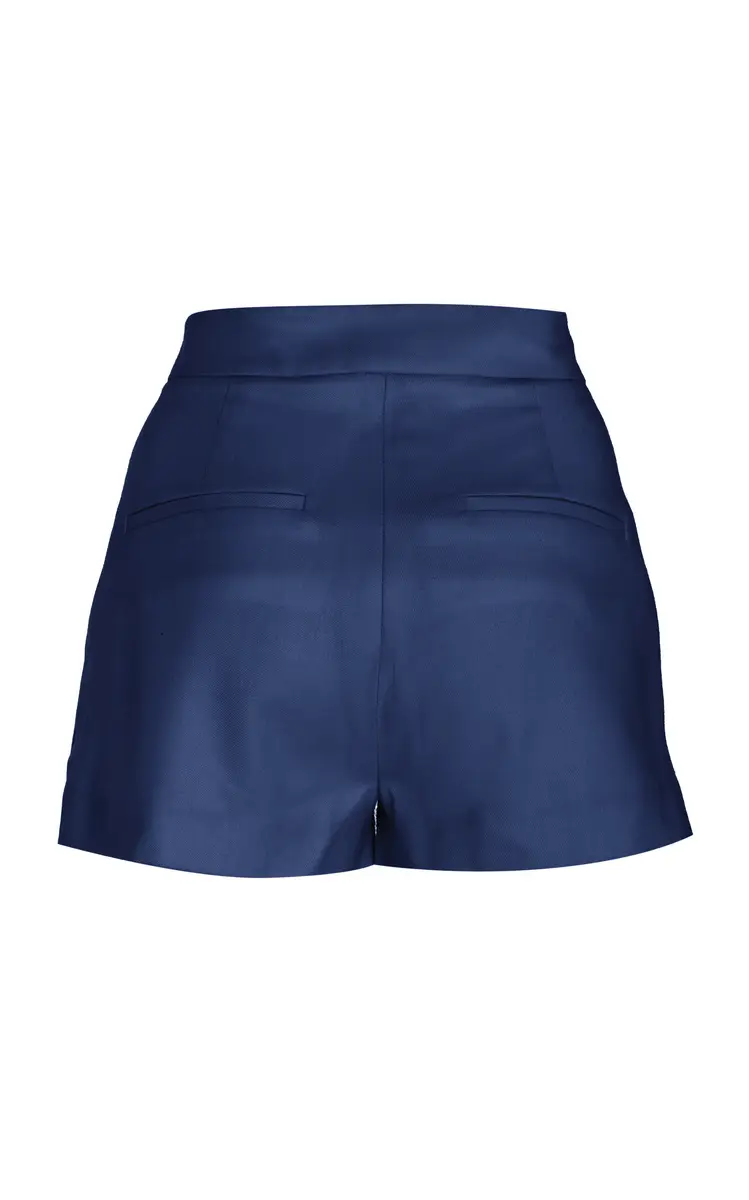 Sergio Hudson Zip-Front Shorts | Thumbnail 6