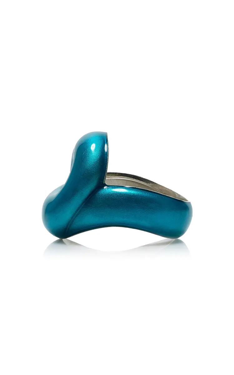 Bea Bongiasca Tarallo Enameled Sterling Silver Ring | Thumbnail 3 Bea Bongiasca Tarallo Enameled Sterling Silver Ring | Thumbnail 3