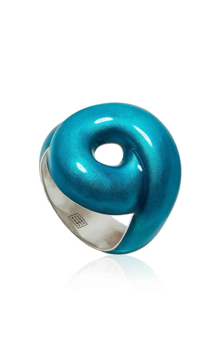 Bea Bongiasca Tarallo Enameled Sterling Silver Ring | Thumbnail 9 Bea Bongiasca Tarallo Enameled Sterling Silver Ring | Thumbnail 9