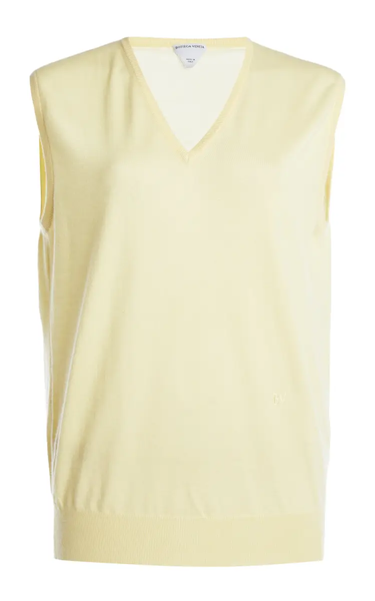 Bottega Veneta Sleeveless Knit Cashmere Top | Thumbnail 6