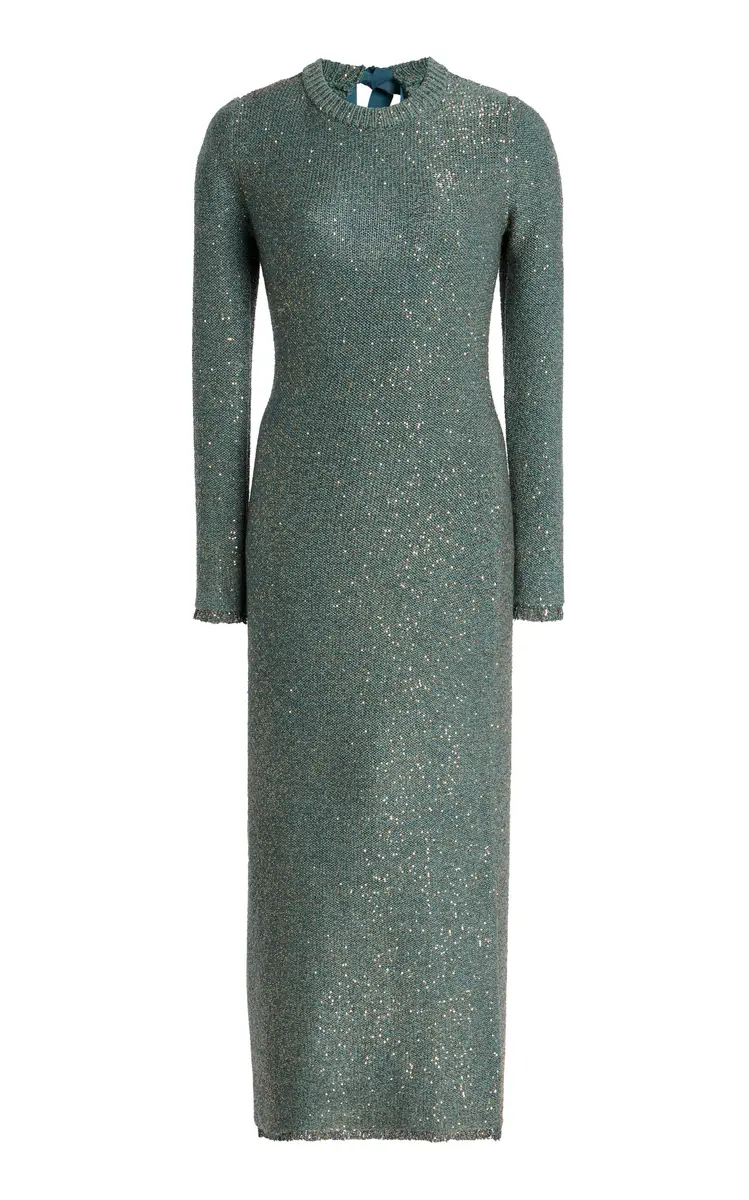 Altuzarra Exclusive Open-Back Sequined Wool-Blend Knit Midi Dress | Thumbnail 6 Altuzarra Exclusive Open-Back Sequined Wool-Blend Knit Midi Dress | Thumbnail 6