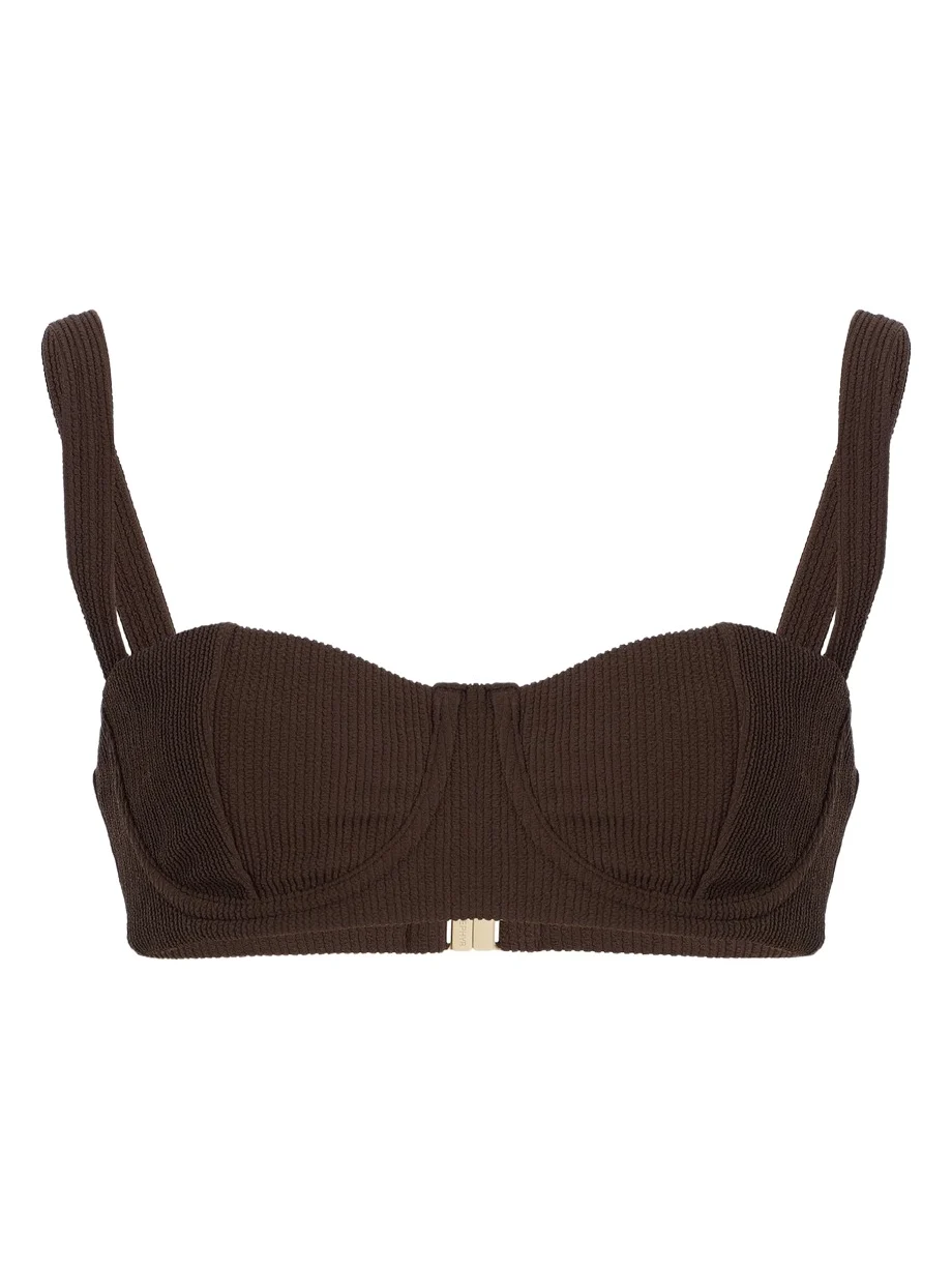 Zulu & Zephyr Textured Balconette Bikini Top