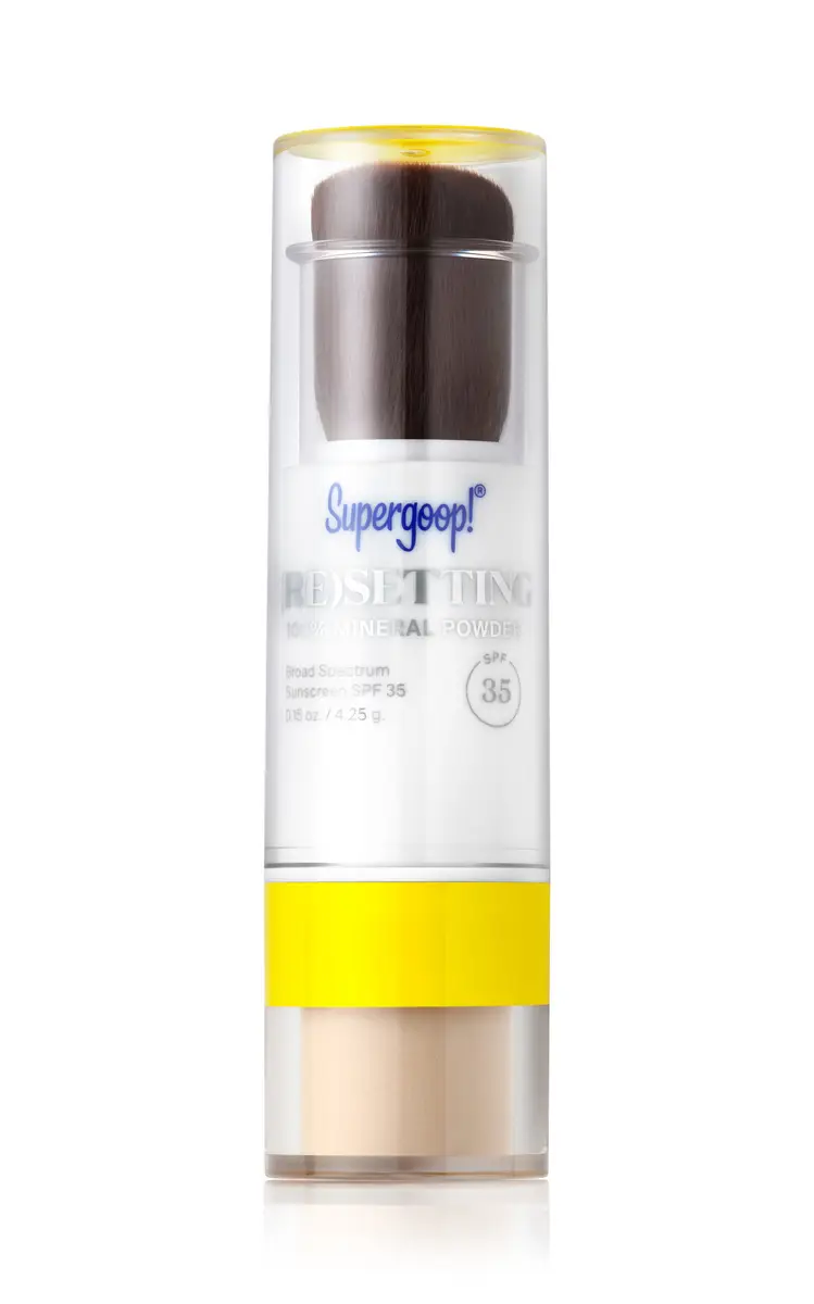 SUPERGOOP! (Re)Setting 100% Mineral Powder SPF 35 Translucent | Image 1 SUPERGOOP! (Re)Setting 100% Mineral Powder SPF 35 Translucent | Image 1