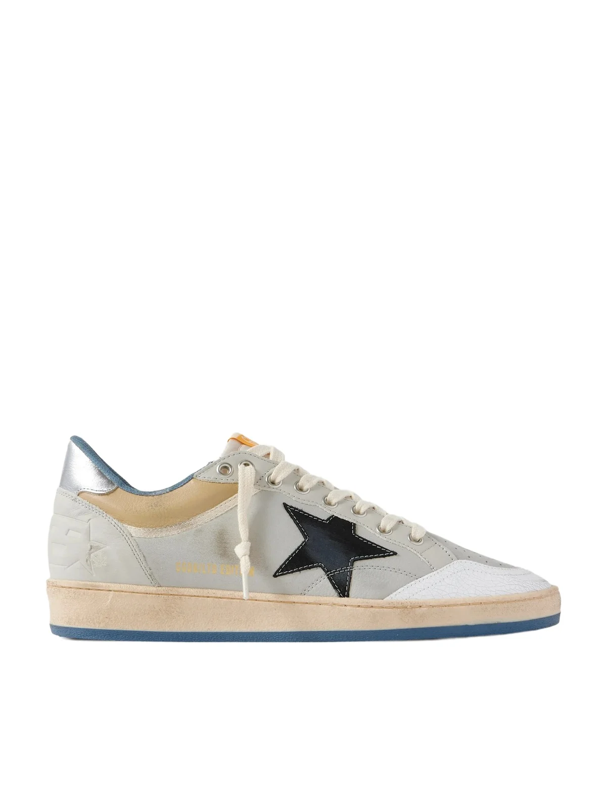 Ball Star Distressed Leather Sneakers - Men Ball Star Distressed Leather Sneakers - Men