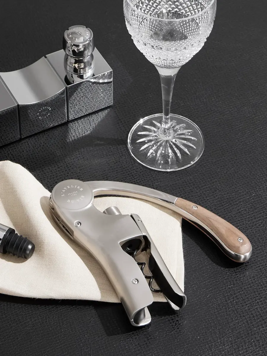 L'Atelier Du Vin Oeno Motion Trésor Silver-Tone and Walnut Corkscrew - Men | Thumbnail 2 L'Atelier Du Vin Oeno Motion Trésor Silver-Tone and Walnut Corkscrew - Men | Thumbnail 2