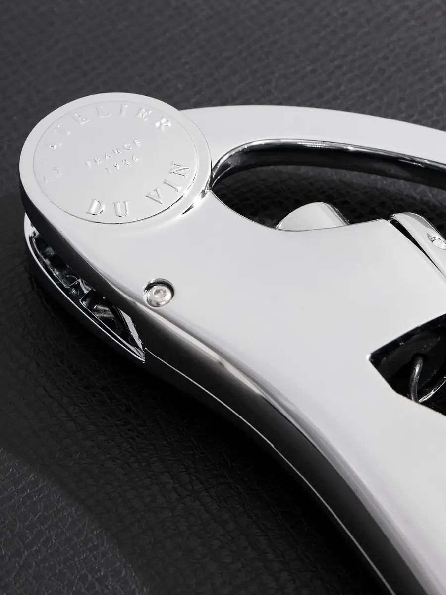 L'Atelier Du Vin Up & Down Silver-Tone and Leather Corkscrew and Champagne Stopper Set - Men | Thumbnail 4 L'Atelier Du Vin Up & Down Silver-Tone and Leather Corkscrew and Champagne Stopper Set - Men | Thumbnail 4