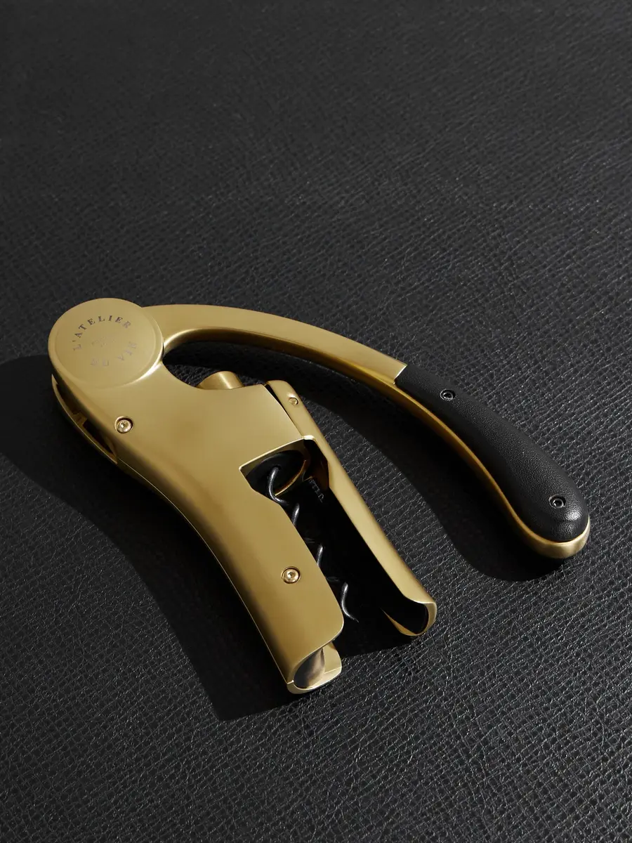 L'Atelier Du Vin Oeno Motion Nomad Gold-Tone and Leather Corkscrew Set - Men | Thumbnail 3 L'Atelier Du Vin Oeno Motion Nomad Gold-Tone and Leather Corkscrew Set - Men | Thumbnail 3