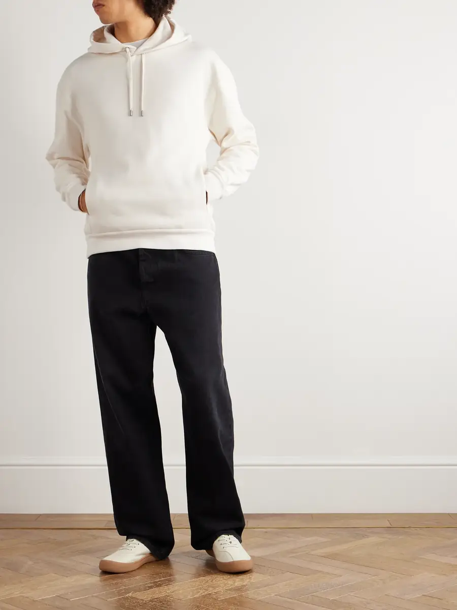 Ralph Lauren Purple Label Cotton and Cashmere-Blend Jersey Hoodie - Men | Thumbnail 2 Ralph Lauren Purple Label Cotton and Cashmere-Blend Jersey Hoodie - Men | Thumbnail 2