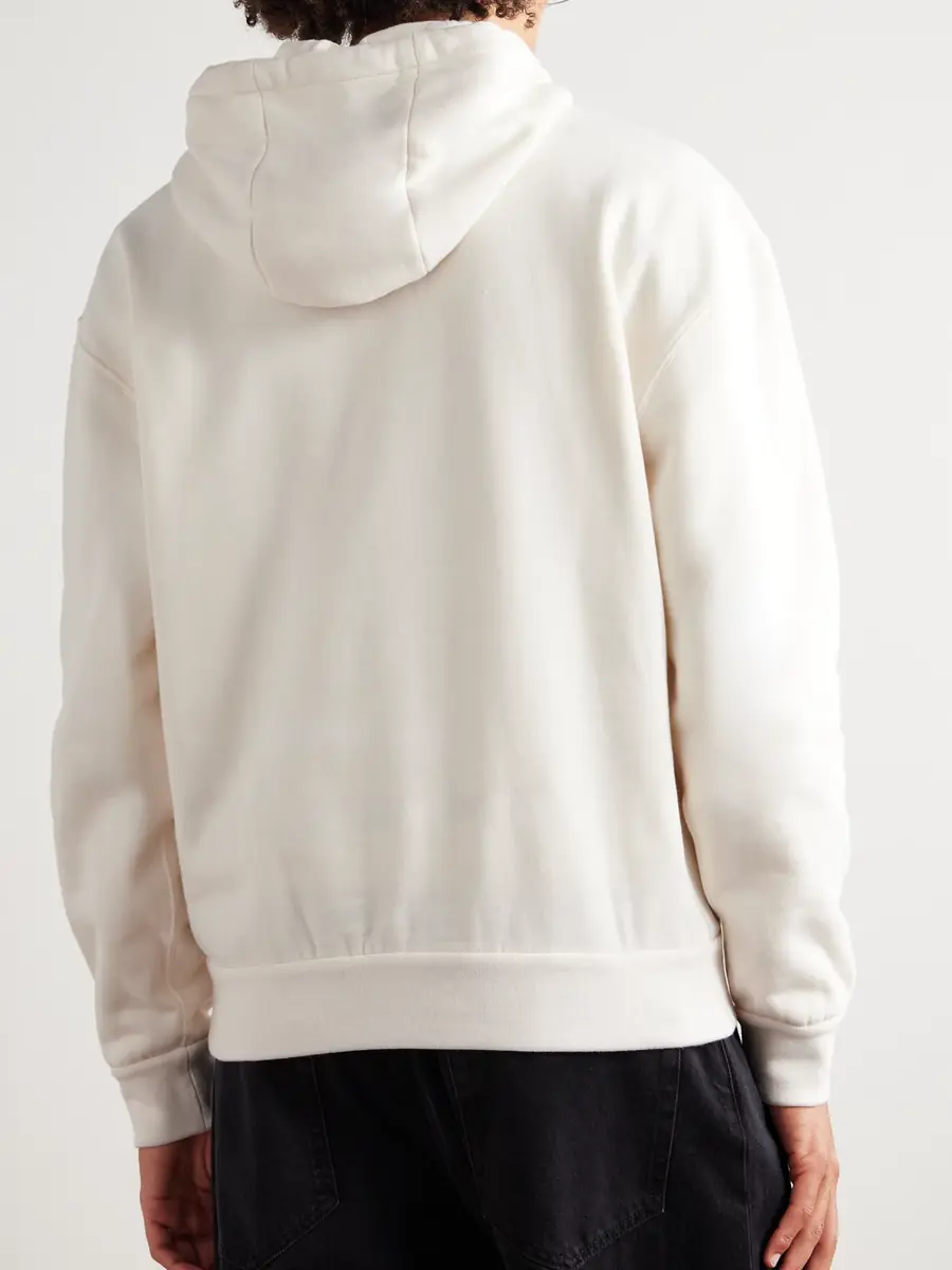 Ralph Lauren Purple Label Cotton and Cashmere-Blend Jersey Hoodie - Men | Thumbnail 3 Ralph Lauren Purple Label Cotton and Cashmere-Blend Jersey Hoodie - Men | Thumbnail 3