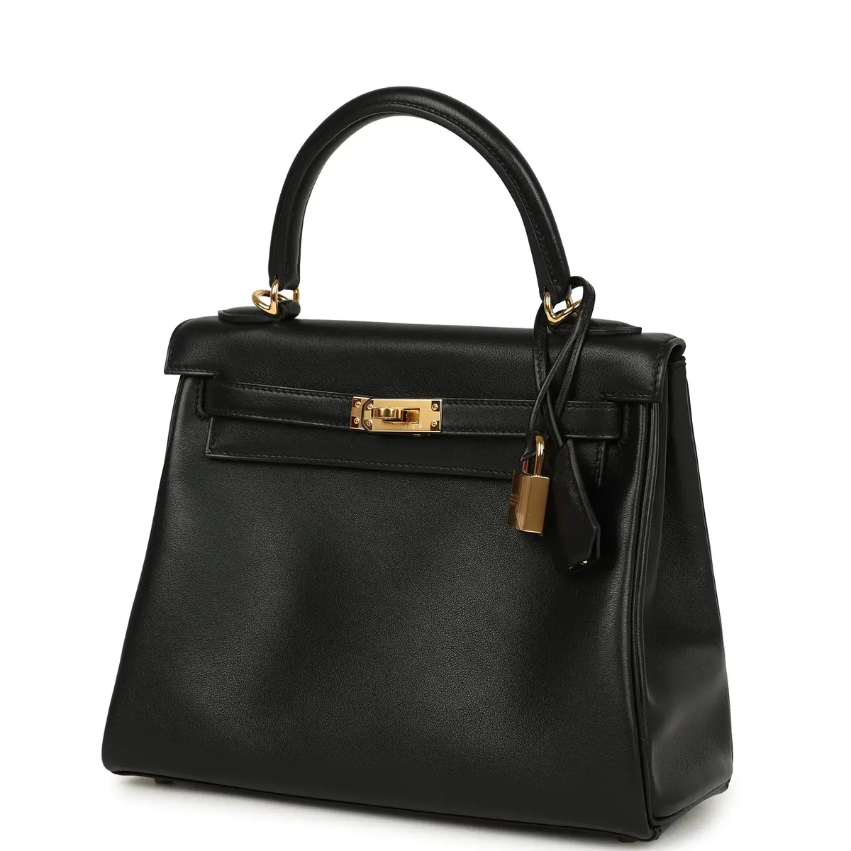 HERMÈS Hermes Kelly Retourne 25 Black Cheri Gold Hardware | Thumbnail 3 HERMÈS Hermes Kelly Retourne 25 Black Cheri Gold Hardware | Thumbnail 3
