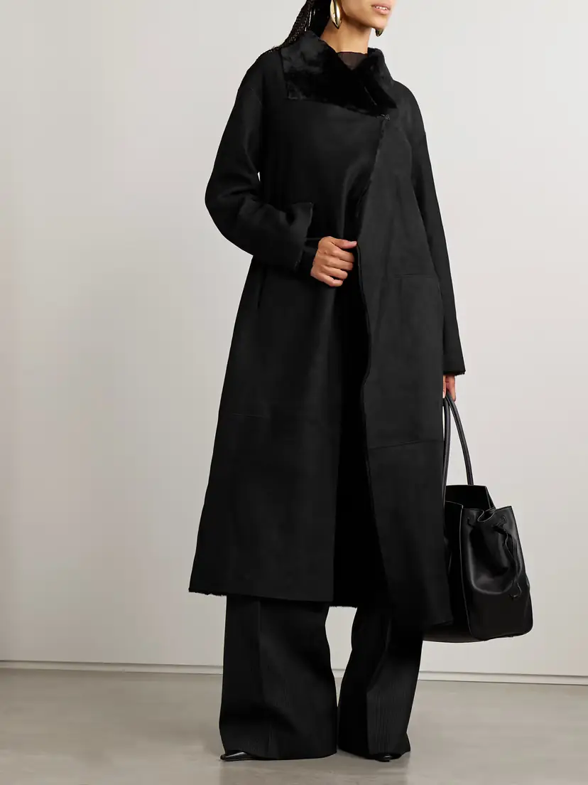 Nour Hammour Merinos Oversized Shearling Coat | Thumbnail 2 Nour Hammour Merinos Oversized Shearling Coat | Thumbnail 2