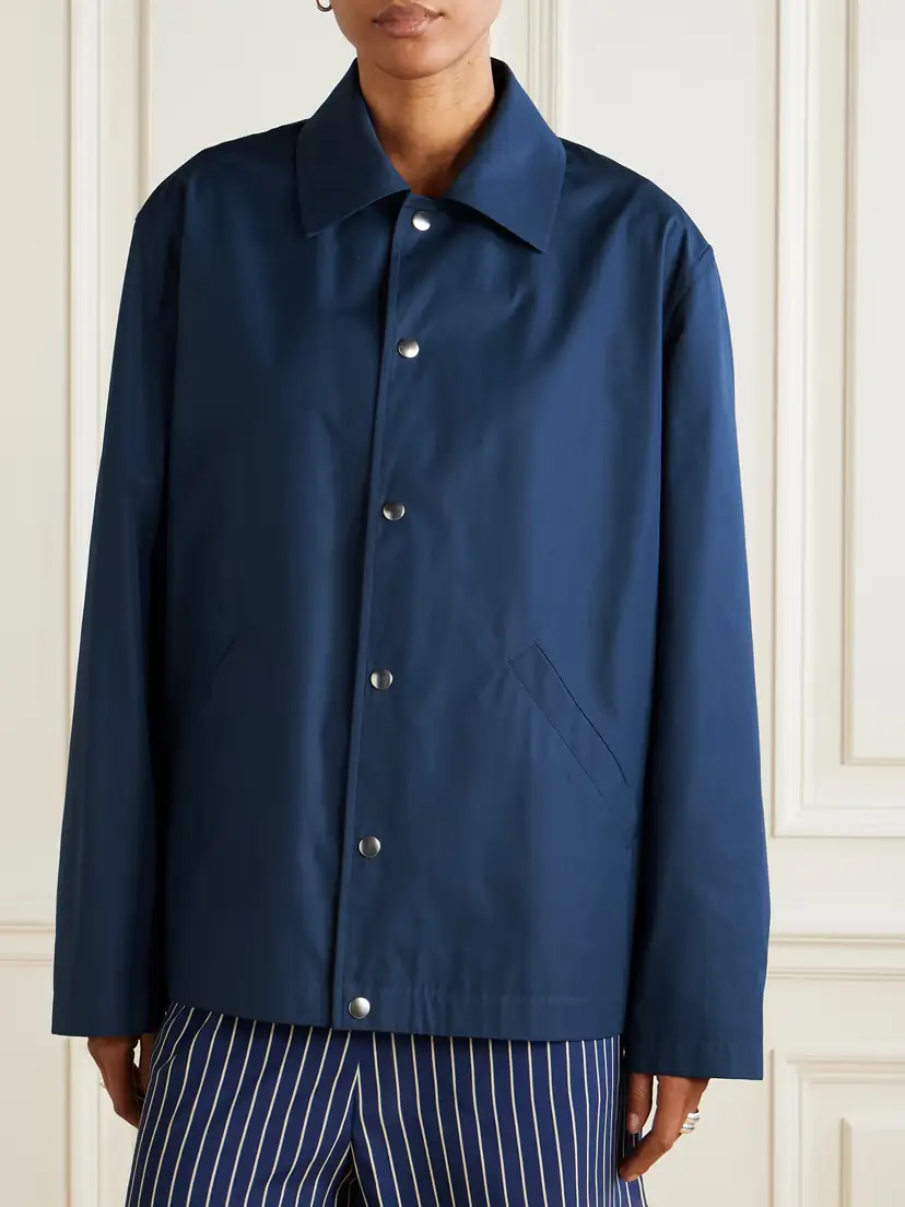 Jil Sander Printed Cotton-taffeta Jacket | Thumbnail 3