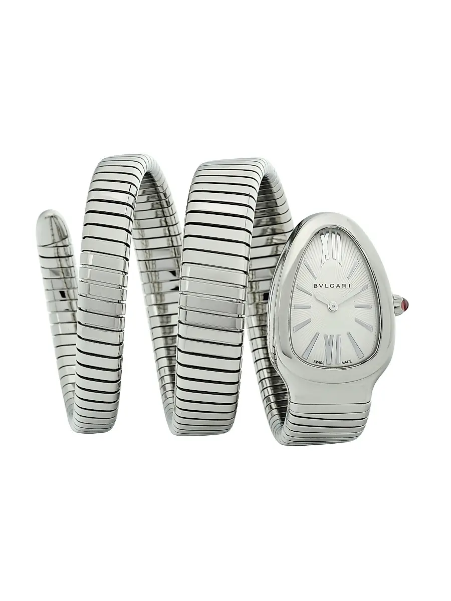 Women's Serpenti Tubogas Stainless Steel Double Twist Watch Women's Serpenti Tubogas Stainless Steel Double Twist Watch