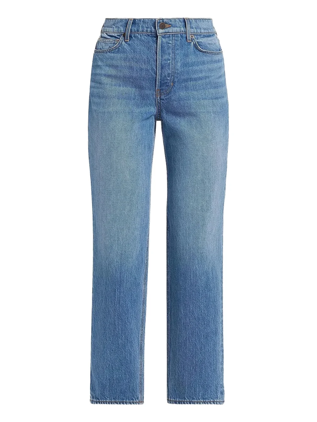Veronica Beard Women's Leah Mid-Rise Straight-Leg Jeans