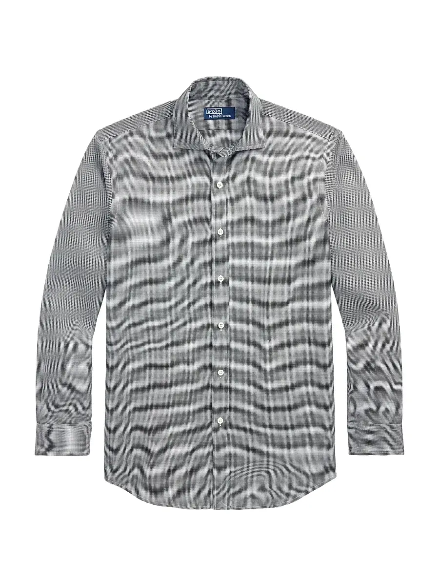 Polo Ralph Lauren Men's Classic Fit Houndstooth Twill Shirt