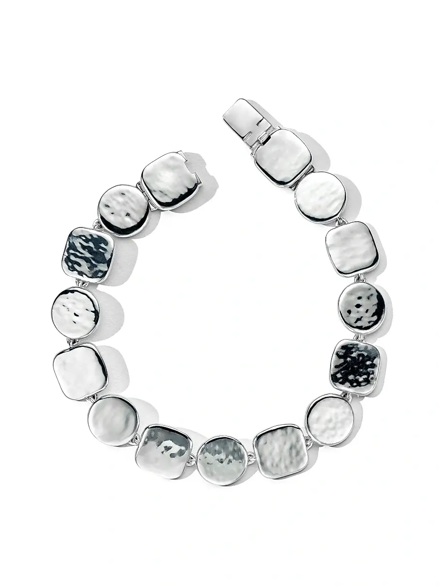 Women's Classico Sterling Silver Hammered Bracelet - Silver Women's Classico Sterling Silver Hammered Bracelet - Silver