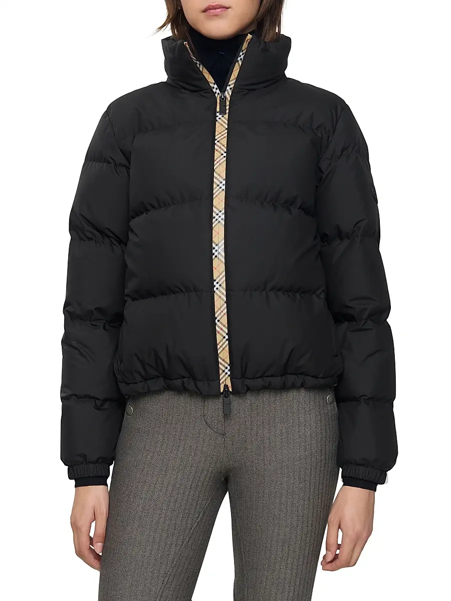Burberry Women's Ambleside Regular-Fit Hooded Down Jacket | Thumbnail 3 Burberry Women's Ambleside Regular-Fit Hooded Down Jacket | Thumbnail 3