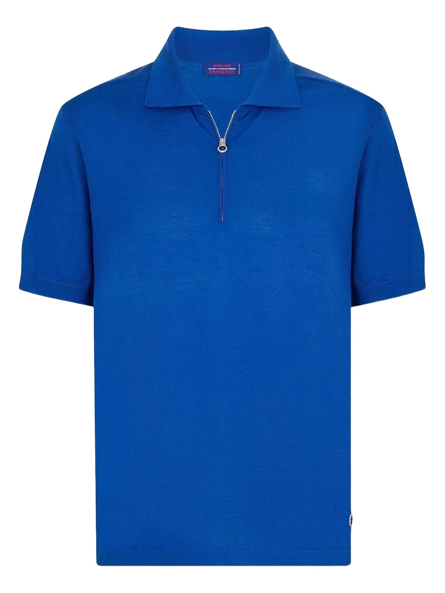 Men's Knit Zipper Polo Men's Knit Zipper Polo