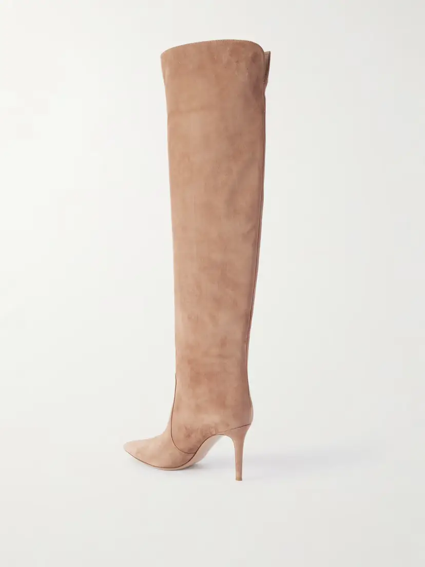 Gianvito Rossi Hansen 85 Suede Over-the-knee Boots | Thumbnail 3 Gianvito Rossi Hansen 85 Suede Over-the-knee Boots | Thumbnail 3