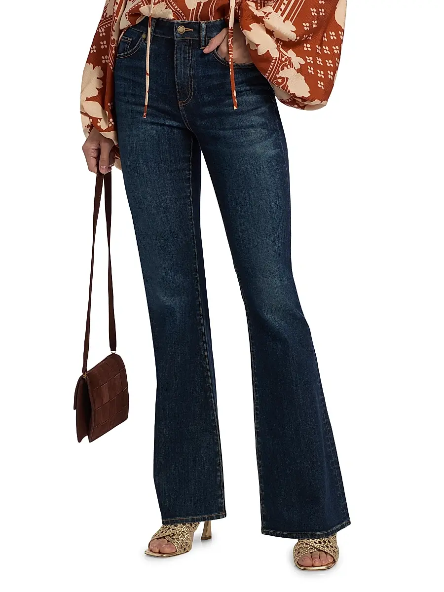 Ramy Brook Women's Helena Flared Jeans | Thumbnail 3