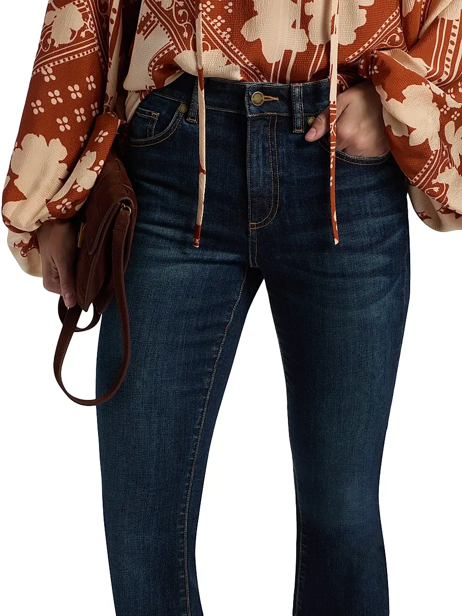 Ramy Brook Women's Helena Flared Jeans | Thumbnail 6
