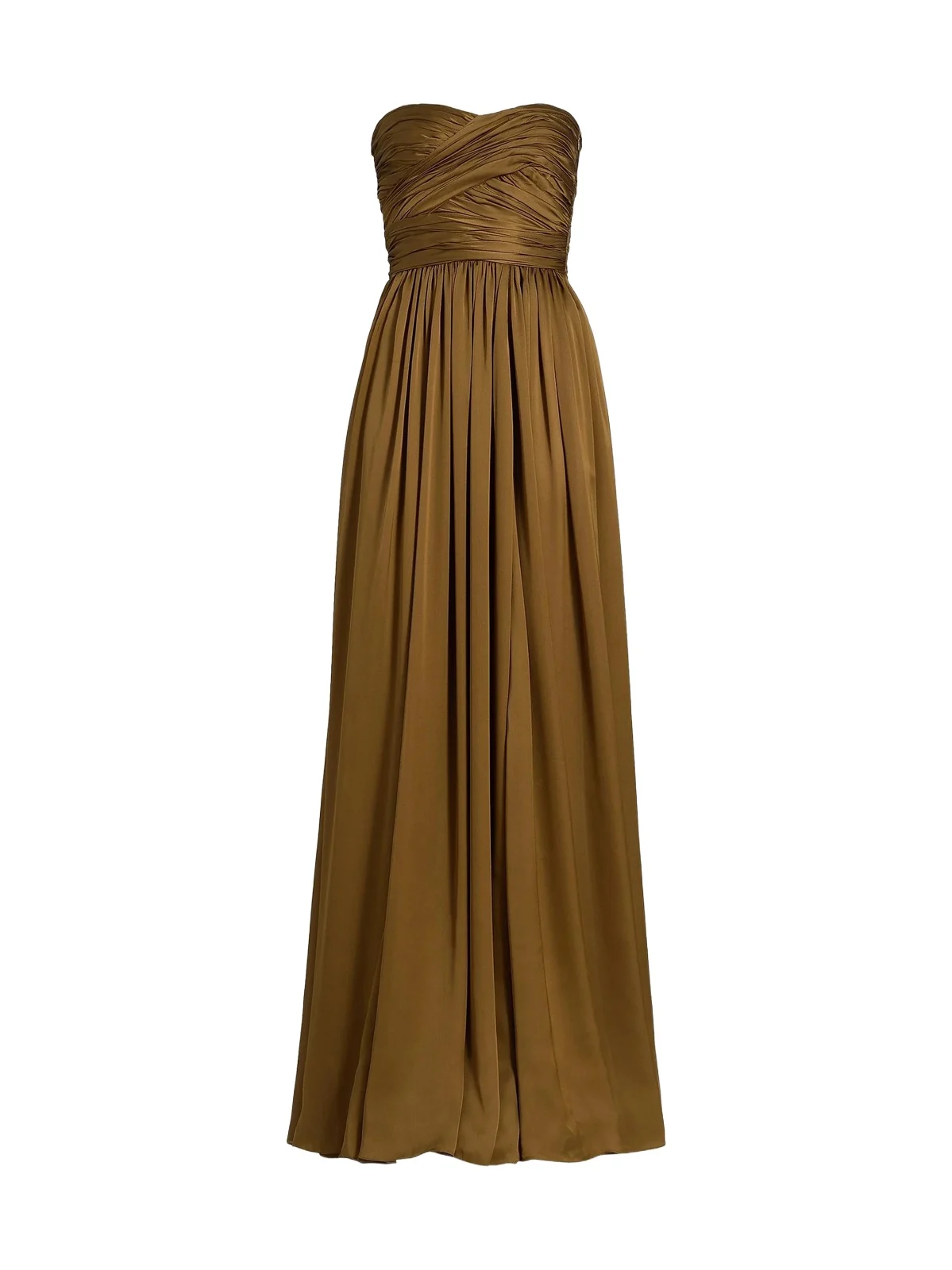 Women's Anastasia Silk Gathered Strapless Gown Women's Anastasia Silk Gathered Strapless Gown