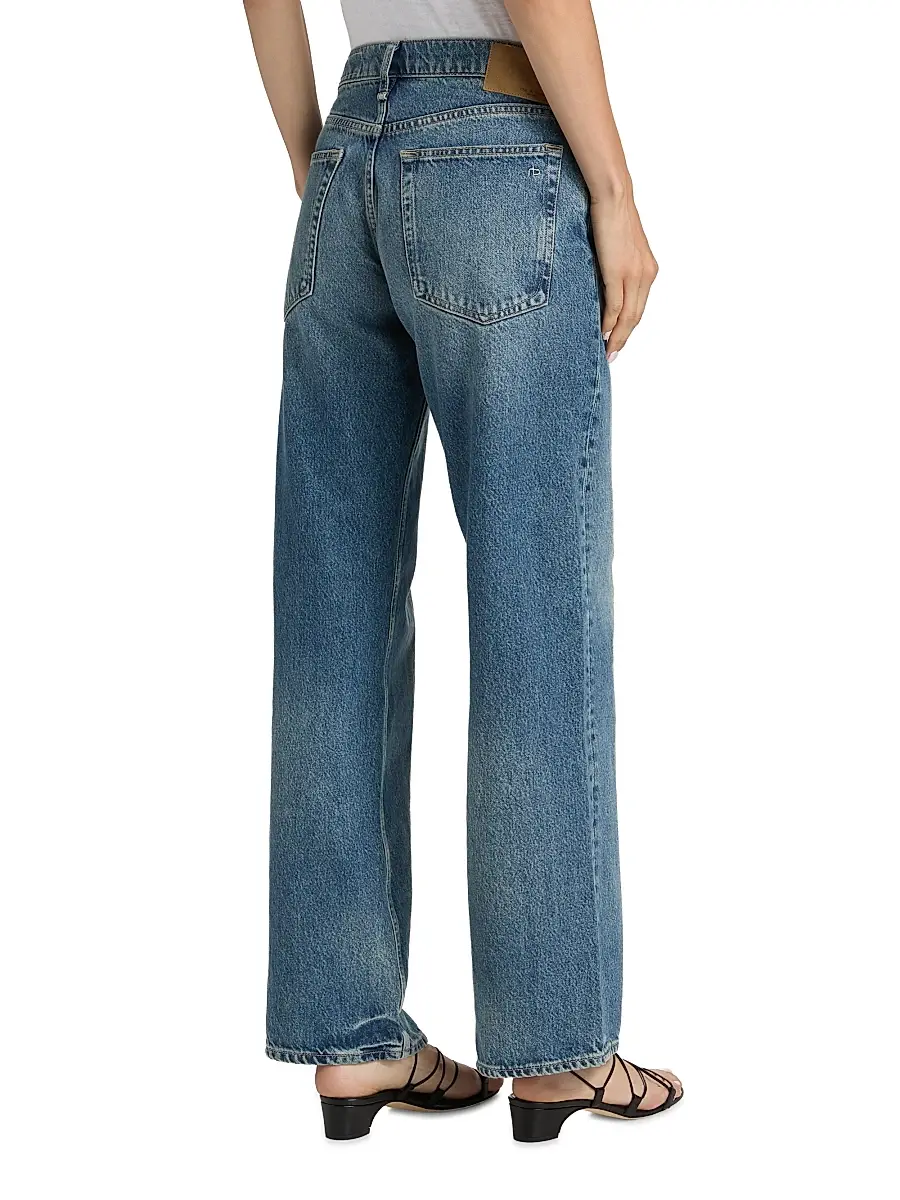 rag & bone Women's Cam Low-Rise Full Straight-Leg Jeans | Thumbnail 5 rag & bone Women's Cam Low-Rise Full Straight-Leg Jeans | Thumbnail 5