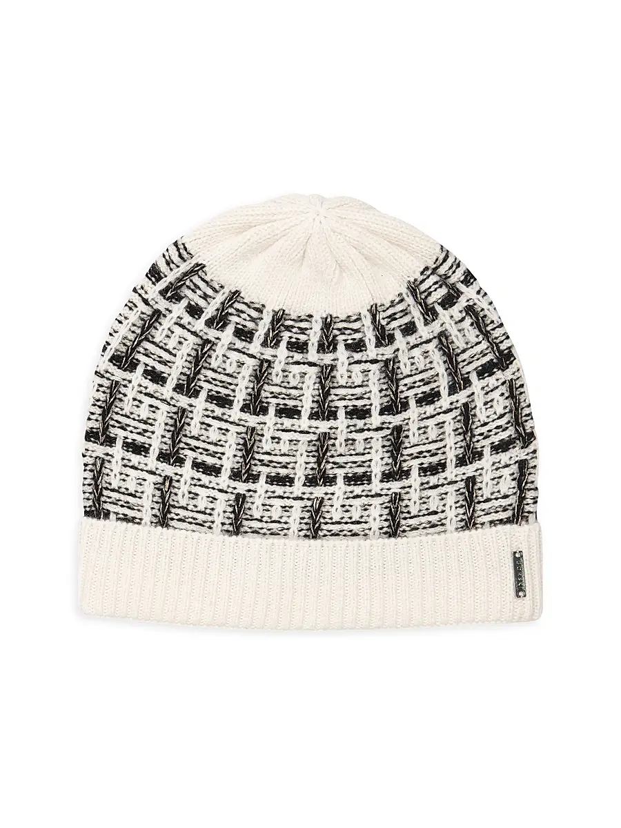Gorski Women's Select Cashmere Beanie Hat - Black | Image 1 Gorski Women's Select Cashmere Beanie Hat - Black | Image 1