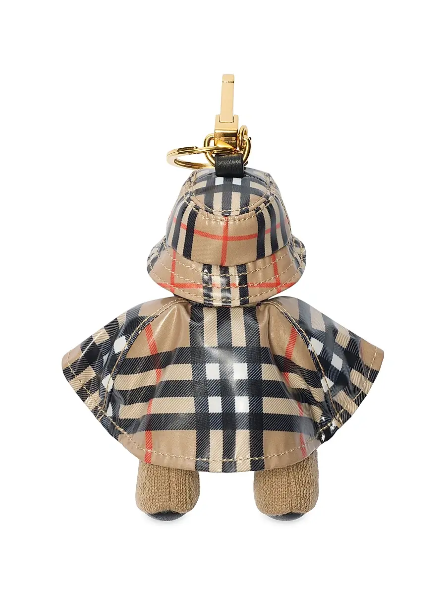 Burberry Women's Thomas Raincoat Wool-Cashmere Keychain | Thumbnail 2 Burberry Women's Thomas Raincoat Wool-Cashmere Keychain | Thumbnail 2