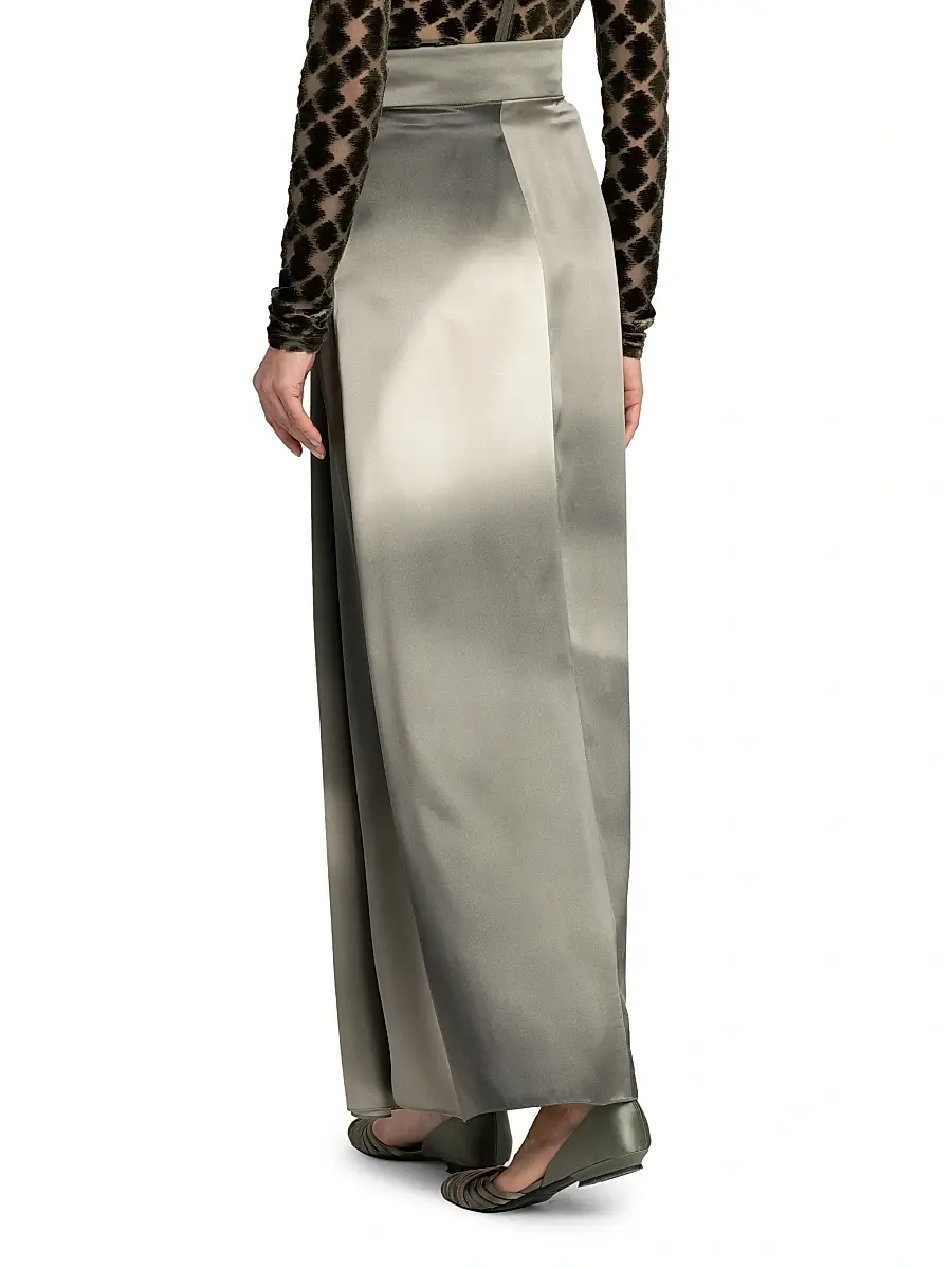Giorgio Armani Women's Silk Maxi Skirt | Thumbnail 5 Giorgio Armani Women's Silk Maxi Skirt | Thumbnail 5