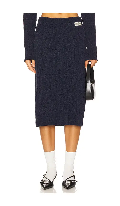 We11Done Cable Midi Skirt | Image 1 We11Done Cable Midi Skirt | Image 1